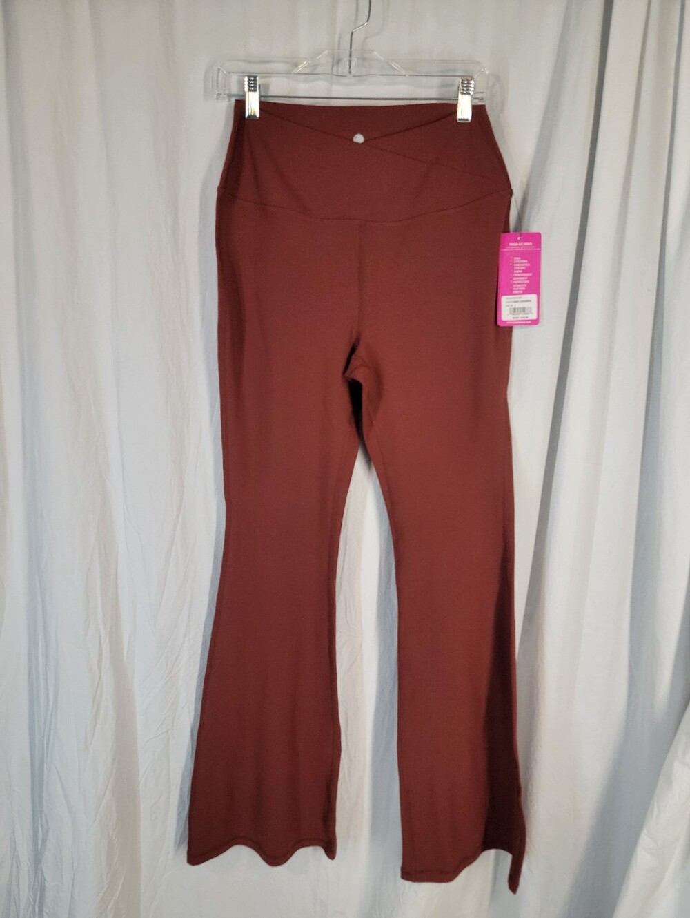 Yogalicious Flare Yoga Pants In 'Dried Cinnamon', NWT